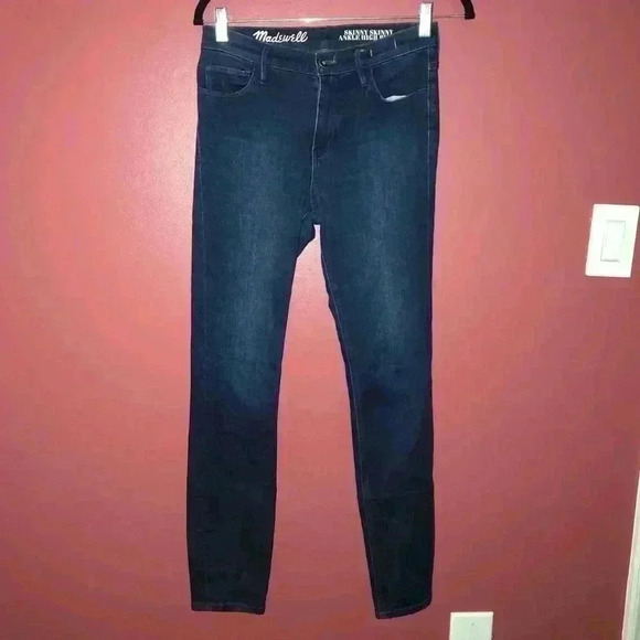 Madewell Skinny Ankle High Riser Jeans - Picture 1 of 6